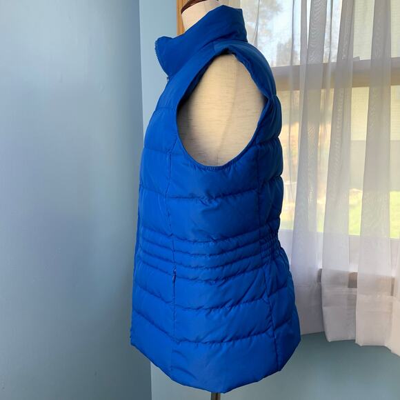 Talbots Royal Blue Quilted Puffer Vest Size Small - Picture 2 of 4